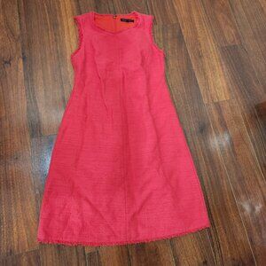 Banana Republic Fit & Flare Red Cotton Sleeveless tank dress Size 0